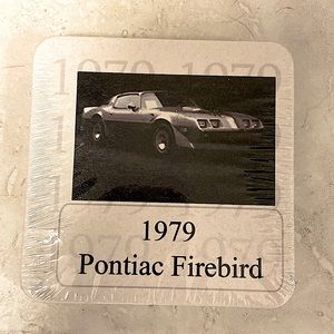 🏷️ BNWT 12 B&W VINTAGE CLASSIC 1979 SPORTS CAR COASTERS